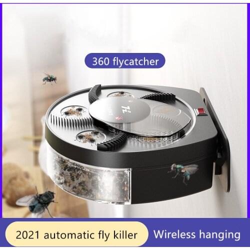 Home upgrade wall mount Electric Fly Trap USB Automatic Flycatcher Anti Fly Killer Insect Pest Reject Control Catcher Catching