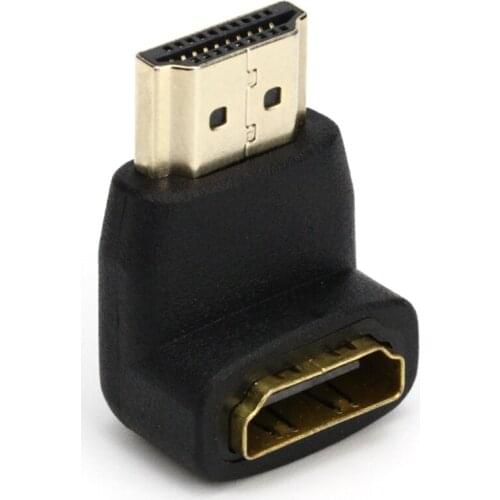 HDMI-compatible Male To Female Cable Adapter Converter Mini Adapter Extender 270 Degrees Angle For 1080P 100pcs/lot