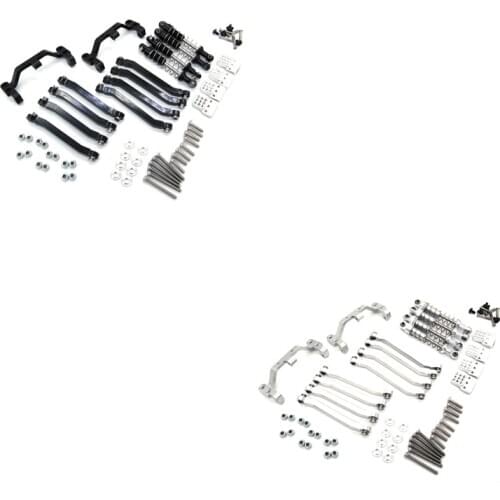 Metal Chassis Pull Rods Suspension Link Mount Shock Absorber for MN D90 D91 D99 MS 1/12 RC Car Upgrade Parts