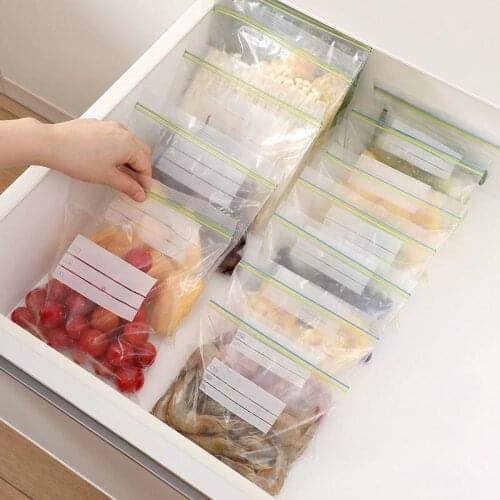 Reusable Storage Bag For Refrigerator Food Sealed Bags Kitchen Organizer Vegetables Compression Pouch Fresh Wrap Household Bag