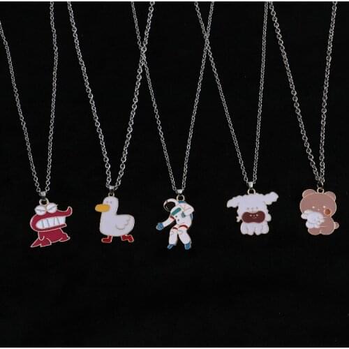 Cute Minimalist Hip Hop Sun Flower Sunflower Colorful Petals Rainbow Pendant Necklace Rock Personality Punk Jewelry Unisex