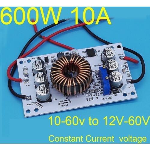 600w 10A DC-DC 12V 19V 24V 48V 60V Boost Converter Constant Current Power Supply