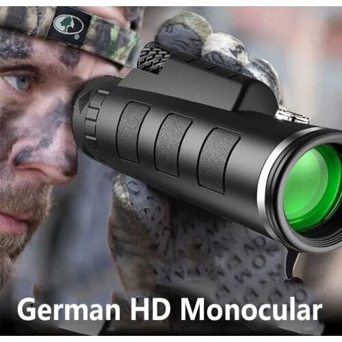 40X60 Professinoal Telescope Monocular Night Powerful Binoculars Waterproof Mini Pocket Zoom WithTripod Outdoor Hunting Camping