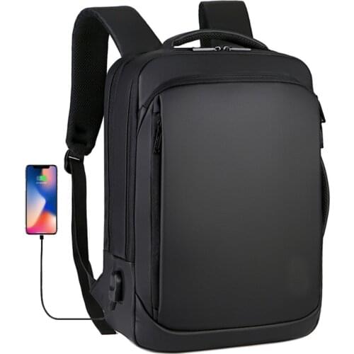 15.6 inch Laptop Backpack Mens Business Notebook Mochila Waterproof Back Pack USB Charging Bag Travel Bagpack 2021 Male Backpack