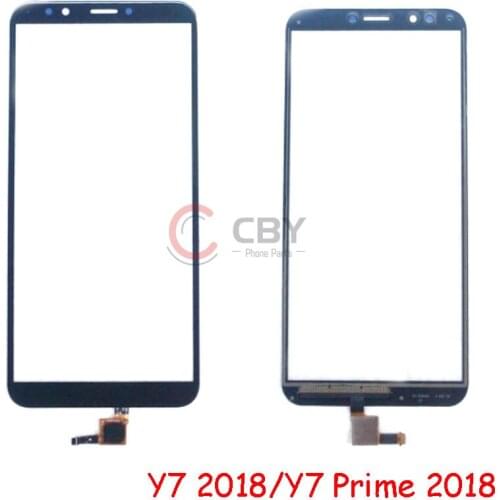 For Huawei Y7 Y7 Pro Y7 Prime 2018 Touch Screen Touch Panel Sensor Digitizer LCD Front Glass