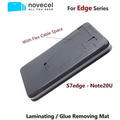 Novecel Silicone Rubber Pad with Flex Cable Space For Samsung Galaxy S10 S20 Series S8 S9 Plus Note 8 9 Glue Remove and Laminate