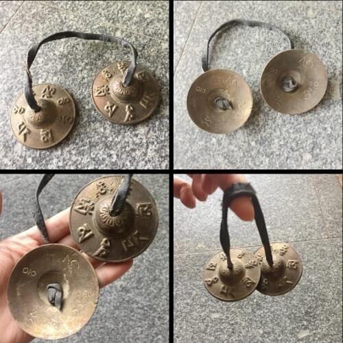 Ancient Musical instrument all bronze Home decoration Halloween gift