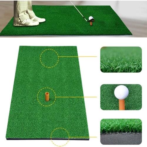90x30cm 50x80cm Outdoor Indoor Golf Mat Percussion Mat Training Practice Batting Artificial Turf Mat