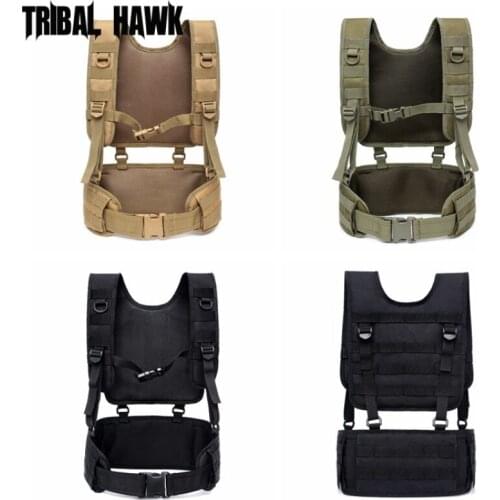 War Tactical Vest Molle Bag Carrier Army Military Equipment Airsoft Nylon Girdle Waistcoat Combat Battle Belt Hunting Clothes