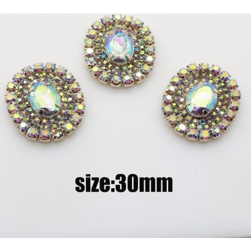 YWXINXI New Jewelry Accessories 5Pcs/Lot Fashion 25*30mm Flatback Brooches Decoration DIY Handwork Beautiful Accessories