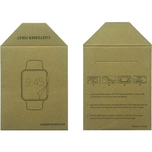 400Pcs/Pack Screen Protector Films Retail Box Envelopes Package Box Screen Protectors Film Tempered Glass Film Retail Paper Boxs