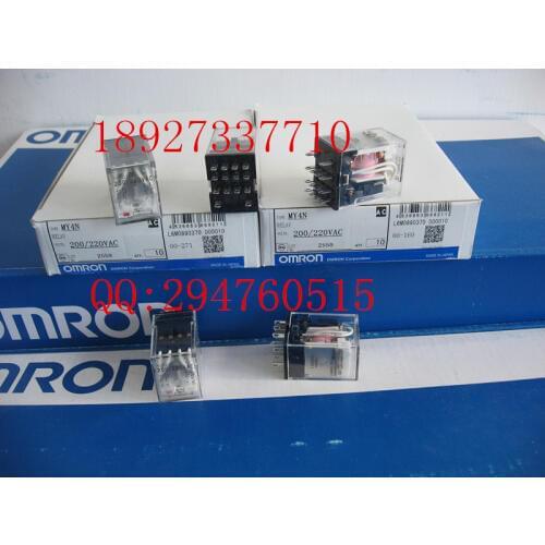 [ZOB] New imported OMRON Omron relay MY4N AC200 / 220V --10PCS/LOT