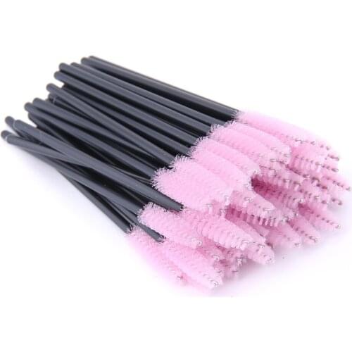 50 Pcs Eyelash Brushes Makeup Brushes Disposable Mascara Wands Applicator Eye lashes Cosmetic Brush Maquiagem Cilio Makeups Tool
