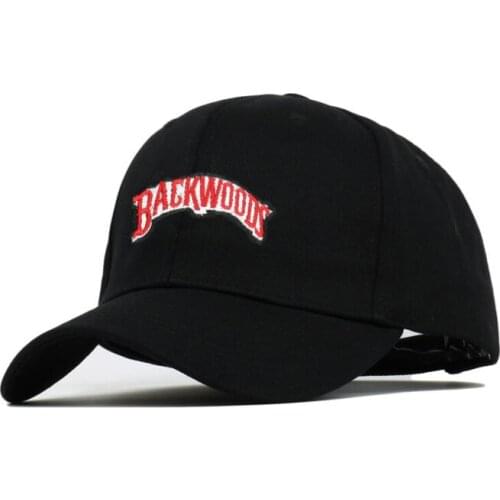 New Brand Embroidery BACKWOODS Letter Dad Hat 100% Cotton Fashion Baseball Cap Hats For Women Men Hip Hop Casual Snapback Caps