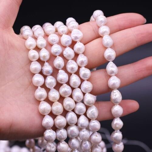 Freshwater Pearl For Jewelry Making Nucleated Pearls Loose Beads 9-10 MM DIY Necklace Bracelet Handiwork Sewing Craft Accessory