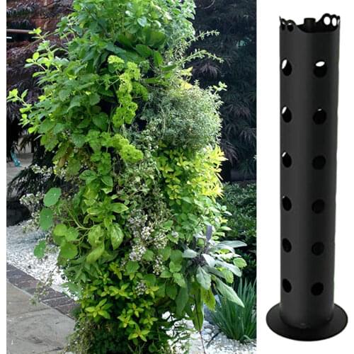 Flower Pot Freestanding Flower Tower Standing Plant Flower Tower Garden Plant Container Garden Decoration Outdoor