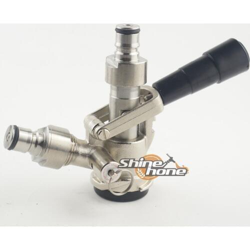 The home brewing Kegging Part Installed On A Us Sanke Keg Coupler Type D Convert with ball lock kit Homebrew Ball Lock keg kits