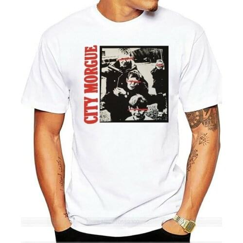 Vintage City Morgue Hell Water Band T Shirt Size S M L Xl 2Xl Cool Casual Tee Shirt fashion t-shirt men cotton brand teeshirt