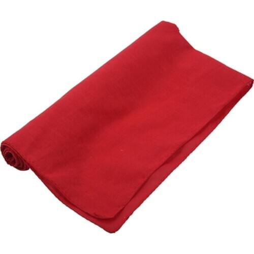 Fancy Plain Bandana 100% Cotton Head Neck Wrist Wrap Neckerchief Scarf 12 Color Colour:Red