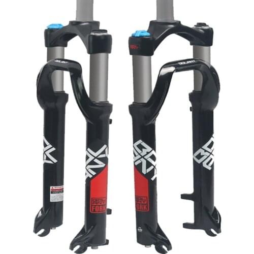 2019 New Front Fork Snow Beach Bike Fat Tire Bicycle Magnesium Alloy Shock Absorber Air Fork 135mm Bicycle Accessories