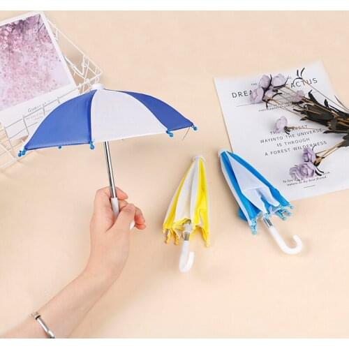 NEW Colorful Mini Umbrella Rain Gear For 1/6 Blythes Doll 1/3 18 Inch Doll Accessories Baby Kids Toys