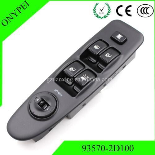 93570-2D200 93570-2D400 93570-2D000 93570-2D100 Power Master Control Window Switch For Hyundai 2002-2006 Elantra 935702D100