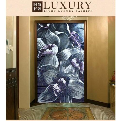 Custom glass mosaic patterns art w all decoration A4062