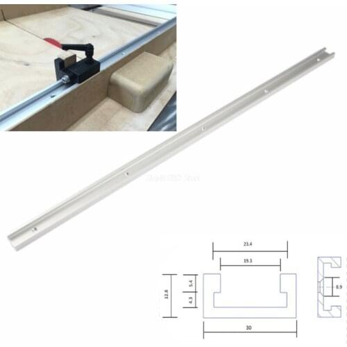800mm (31.5inch) Standard Aluminium T-track,Miter Track/Slot for Router Table Woodworking DIY Tool