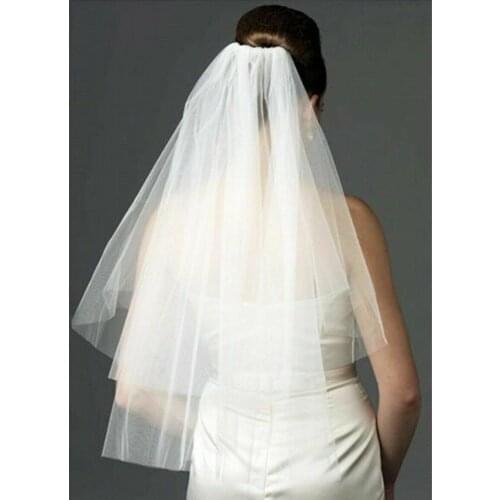 Bridal Wedding Ivory Veil 2 Tier With Comb 2022