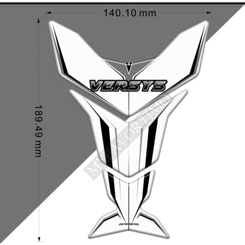 Tank Pad Stickers For Kawasaki VERSYS 300 400 650 1000 Adventure Protection Decal Trunk Protector Cases Windshield VERSYS-X 250
