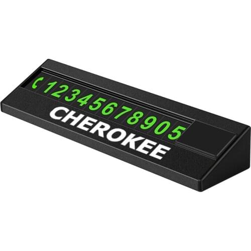 Phone Number In Car Parking Plate Temporary Stop Sign Temporary Car Parking Card Phone Number Card Plate for jeep Cherokee