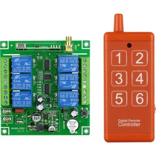 Universal DC12V 24V 36V RF Wireless Remote Control Switch transmitter Rechargeable USB port Light /LED 433mhz Industrial