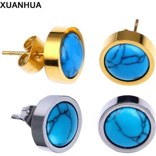 XUANHUA Stainless Steel Stud Earrings For Women Earrings Fashion Jewelry Gifts For Women Accessories Brincos