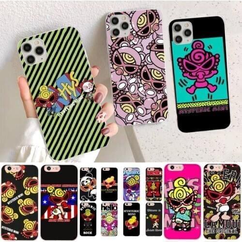 YNDFCNB Japan Fashion hysteric mini Phone Case for iPhone 11 12 pro XS MAX 8 7 6 6S Plus X 5S SE 2020 XR case