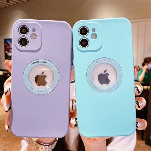 Camera Protection Liquid Silicone Phone Case For iPhone 11 12 Pro Max 12 Mini XS Max XR X XS 7 8 Plus Shockproof Soft Back Cover