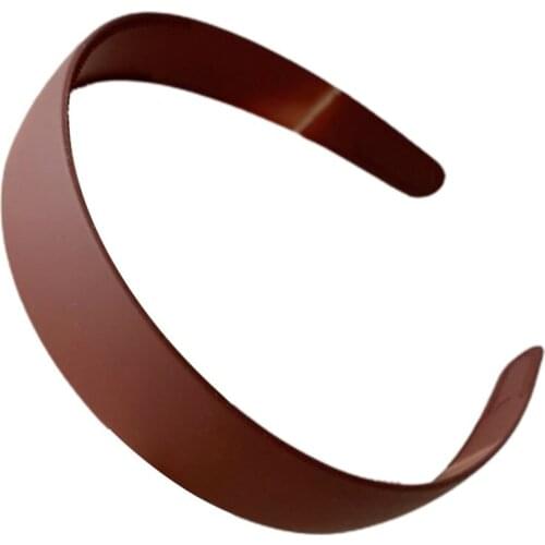 Women Headband Wide Headwear Hairpin Versatile Frosted Matte Candy Color Hairband Accessories For Women