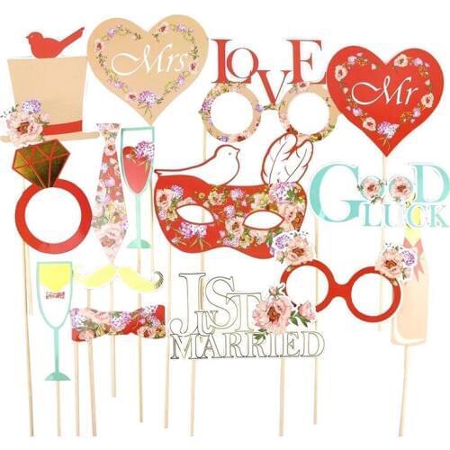 1 set lot free shipping Wedding Bride be to Baby shower Mom to be party decoration Paper Funny Photo props