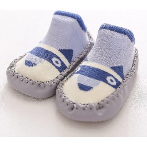 1 Pair Baby Boy Socks Cotton Baby Socks Rubber Anti Slip Boy Girl Floor Kids Toddlers Sock Spring Animal Infant Newborn Gift