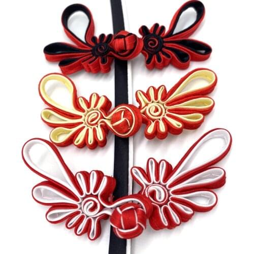 10 Pairs Chinese Closure Buttons Knot Cheongsam Accessories Curtain Button for Diy Apparel Sewing & Fabric Buttons Decorative