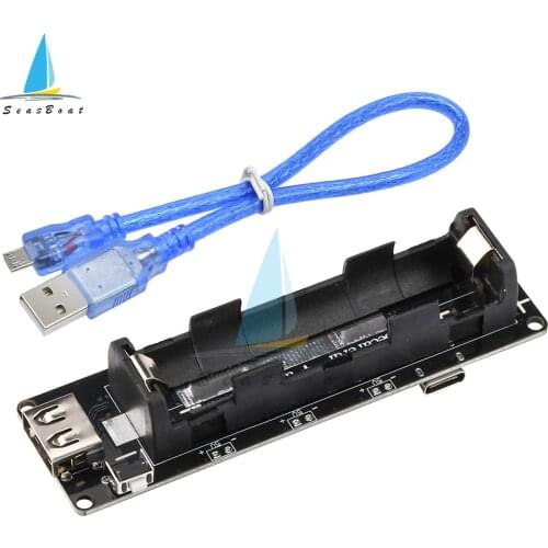 ESP32 ESP32S For Wemos For Raspberry Pi 18650 Battery Charger Shield Board V3 Micro USB 5V/2A 3V/1A with Cable For Arduino