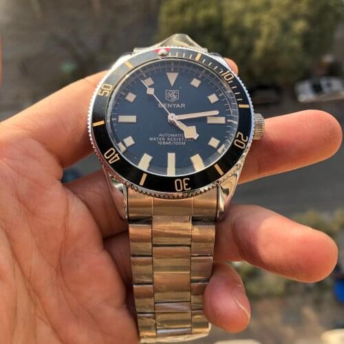 2021 New BENYAR brand luxury Mechanical watches for men automatic watch men sport waterproof wrist watch clock man reloj hombre