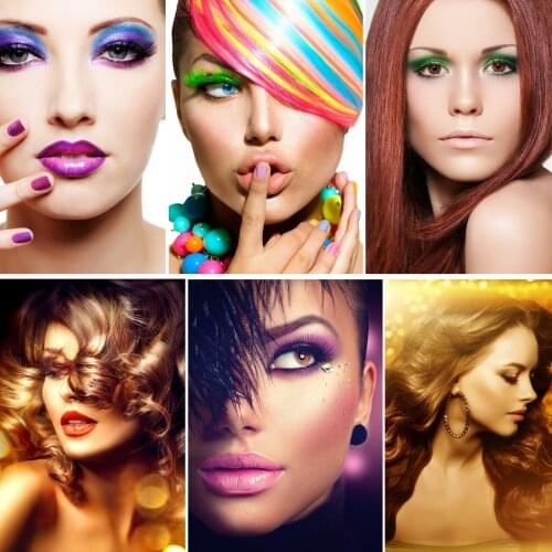28style Choose BEAUTY SALON, MAKEUP PICTURE Art Film Print Silk Poster for Your Home Wall Decor 24x36inch