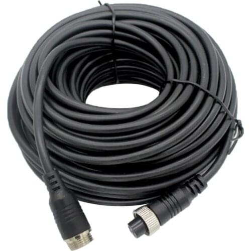 4Pin Video Extension Cable Wire For Bus Truck Reversing Rear View Camera