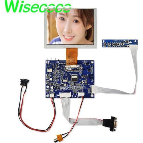 5 Inch ZJ050NA-08C Lcd Screen Display Replacement 640x480 Lcd Panel With VGA AV Controller Board KYV-N2 V6