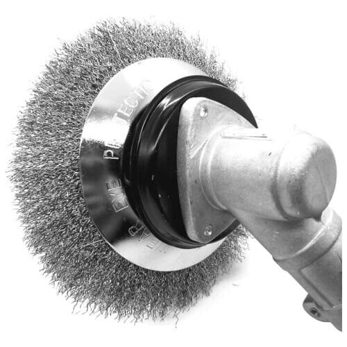 6/8 Inch Grass Trimmer Head Steel Wire Trimming Head Rusting Brush Cutter Mower Wire Weeding Head for Lawn Mowe