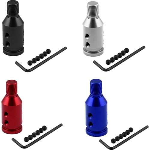 Adapter Threaded Knob Shift Knobs Universal Aluminum for Non Threaded Shifters BMW Mini Shifter 12x1.25mm
