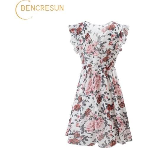 Bencresun White Summer Dresses