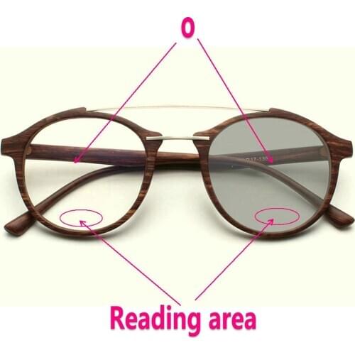 Bifocal Photochromic Reading Glasses Women & Men Double Light Presbyopic Eyeglasses Hyperopia Eyewear With Diopter + 1.0 NX