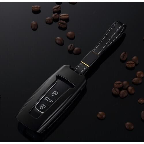 For Vw Key Case Zinc Alloy Car Key Cover For Vw Key For Volkswagen Touareg V6 R-line 2019 2020 Key holder