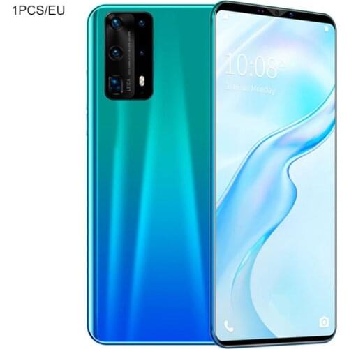 Dual-Core P40 Pro Smartphone 5.8 Inch Screen Smartphone 512M+4G Android Smartphone 3D Glass Plated Back Cover Blue